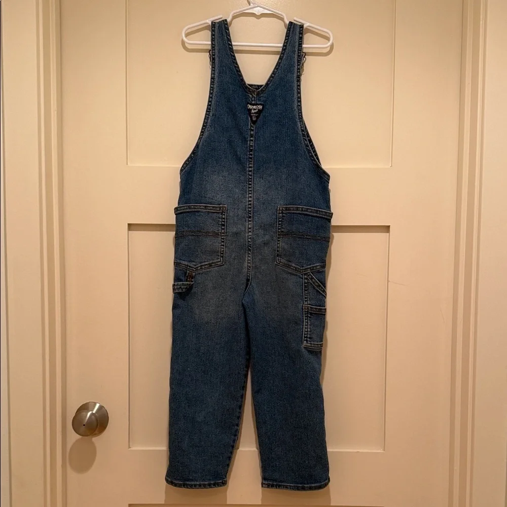 🧵 OshKosh B’gosh 5T Denim Overalls | Classic Vestbak Toddler Jean Dungarees